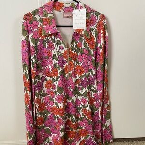 Floral Long Sleeve Dress
